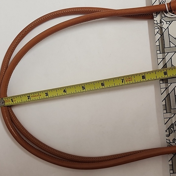 Tory Burch Signature Basketweave Print Cotton Canvas Tote NWT Retail Is $448 WOW - Picture 10 of 13